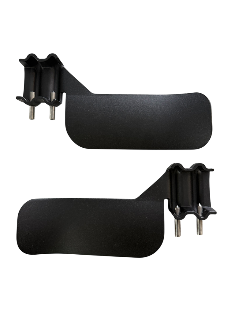 Kit eindplaten rechts-links mechanisch Lepus-Saturn zwart