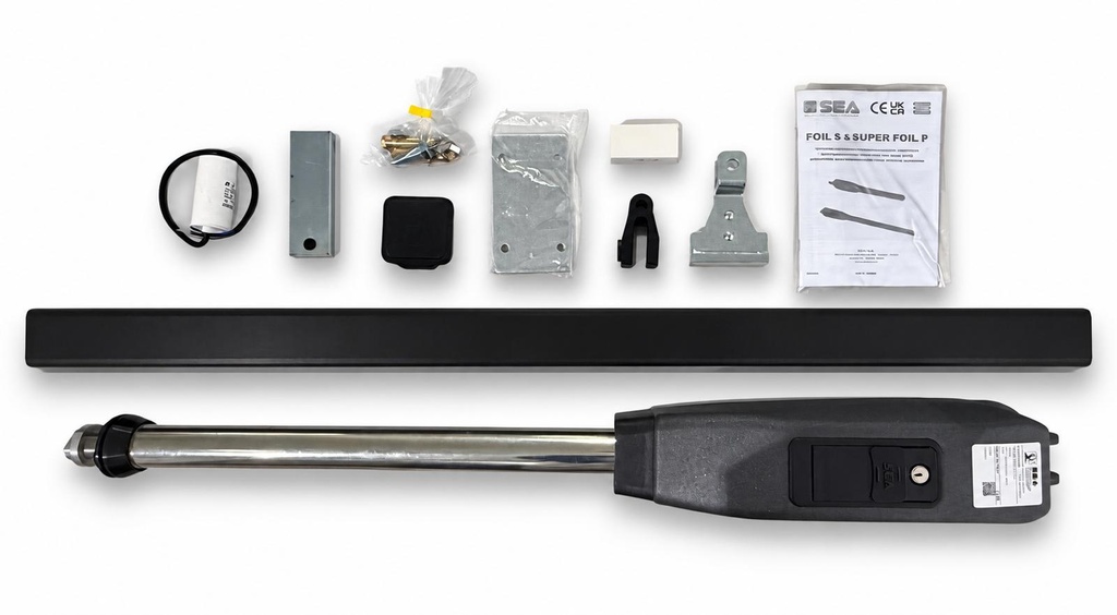 KIT Super Foil P 230V slag 500 met Gate 2DG Inverter sturing I RT Absolute Encoder - Zwart   