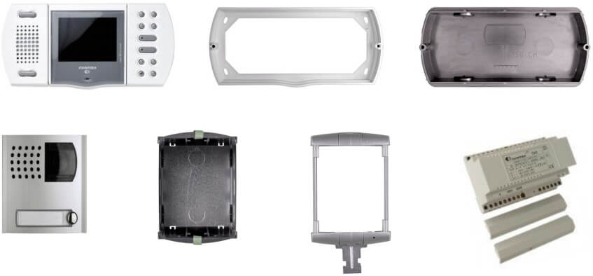 KIT VIDEO-BLANC-MAINS LIBRES-COULEUR-ECHOS-PROFILO-RED. ELO