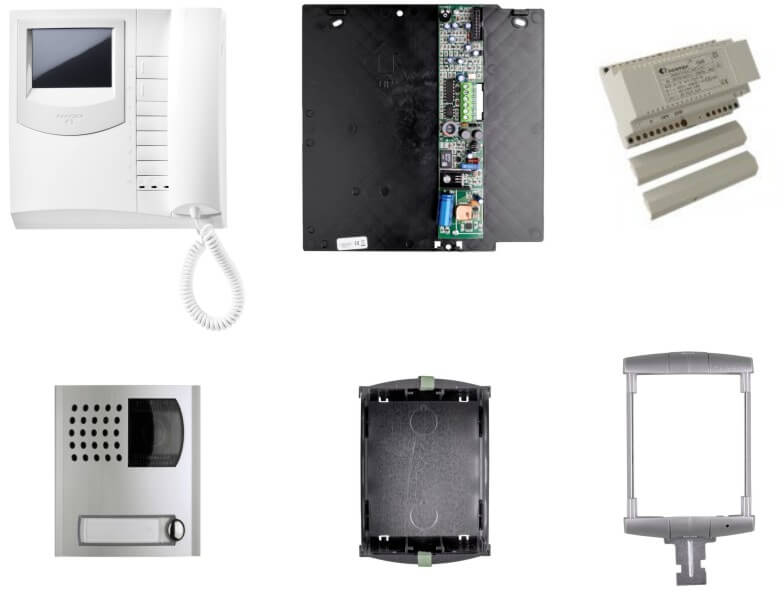 KIT VIDEO-ZWART-WIT-EXHITO-PROFILO-RED. ELO I Farfisa 