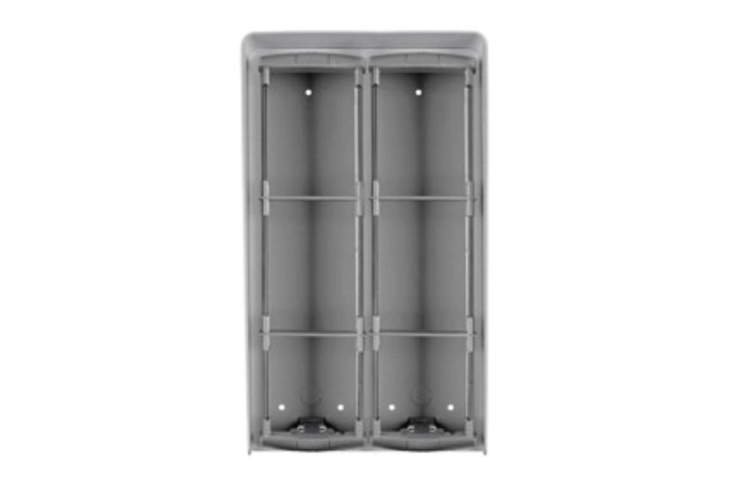 OPBOUWBEHUIZING MET REGENAFSCHERMING VOOR 2 X 3 M-PROFILO I Farfisa