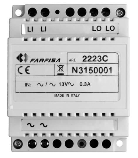 VIDEO VERSTERKER VOOR KLEUR-DUO I Farfisa