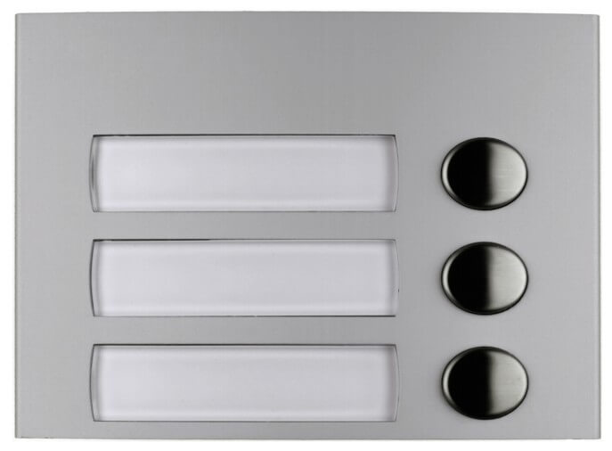 FRONTPLAAT MET 3 KN-MODY I Farfisa