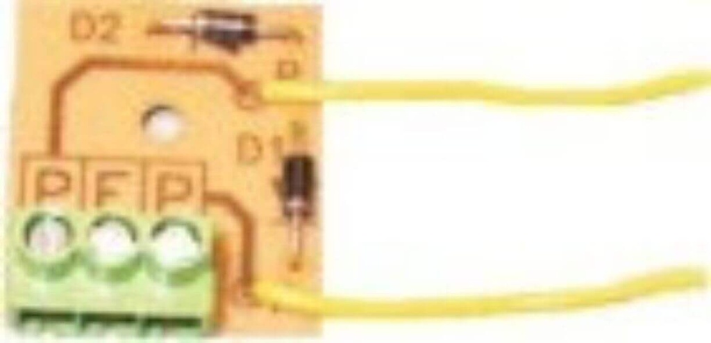 CARTE AVEC 2 DIODES-MODY-RED. ELO