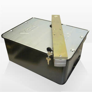 CBOXS RVS deksel voor COMPACT en FIELD kast 2,5m dikte (36V)