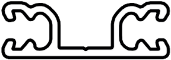Mayser Aluminum profile C 30 | Aluminium profiel 6 meter