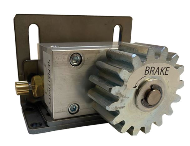 Hydraulisch remsysteem voor hellende schuifpoorten (voor poorten tot 1500 kg - slope downhills)