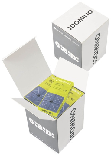 [AU0400] DOMINO ZENDER-ROLLING CODE-4 KANALEN-433 MHz-40 STUKS