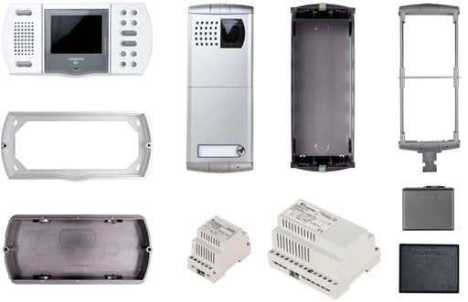 [KIT9262PLCW] KIT VIDEO-BLANC-MAINS LIBRES-COULEUR-ECHOS-PROFILO-DUO