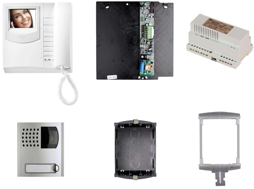 [KIT3161PLC] KIT VIDEO-COULEUR-EXHITO-PROFILO-RED. ELO