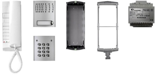 [KIT1PEXFD] KIT PARLOFOON MET CODEKLAVIER-EXHITO-PROFILO-RED. ELO I Farfisa 