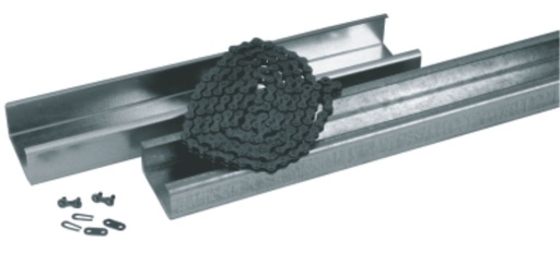 [AJ00301] KIT RALLONGE DE 1 M POUR RAIL DE GUIDAGE-GECO