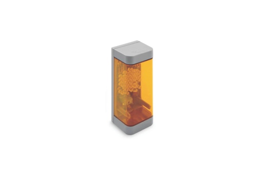 [AU02050] FEU JAUNE À LUMIÈRES LED-EN SAILLIE-IP54-24 VDC-AC