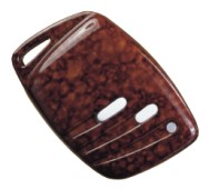 [AU01610] EMETTEUR MINI ACAJOU 2 C - 433,920 MHZ. - ROLLING CODE