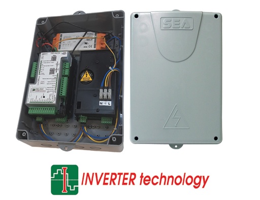 [23023052] UNIGATE - 4PM (beheer tot 4 aandrijvingen) Universele sturing met geïntegreerde timer, in een box met display (2x8 type)