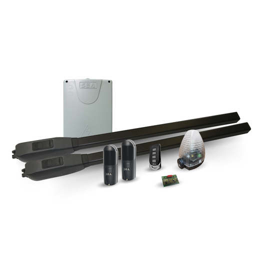 [K/FOILP50024] KIT Super Foil P 24V slag 500 met Gate 2 DG sturing RT Absolute Encoder  - Zwart 