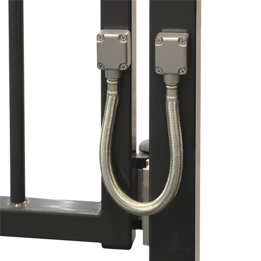 [P00009299 - DVK-HD-450] Verstevigde roestvrijstalen, gevlochten doorvoerkabel zilver I Locinox 