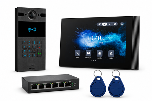 [AK-V-002] VISION ENTRY KEY | Complete IP Video-intercomkit | Codeklavier | Badge & NFC (kopie)